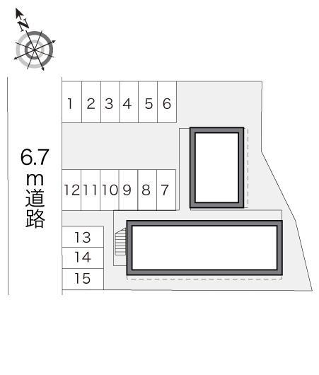 マンリィ(19818)の駐車配置図