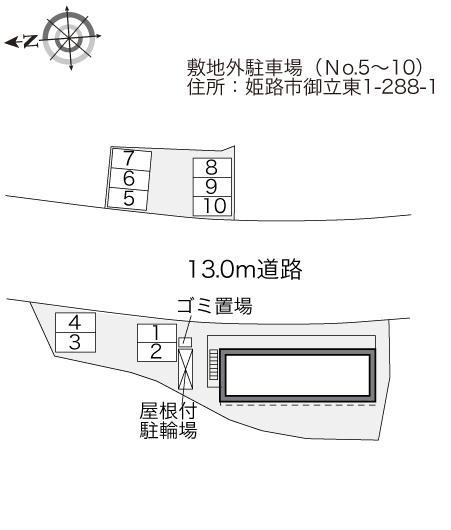 Ｎ＆Ｍ(34269)の駐車配置図