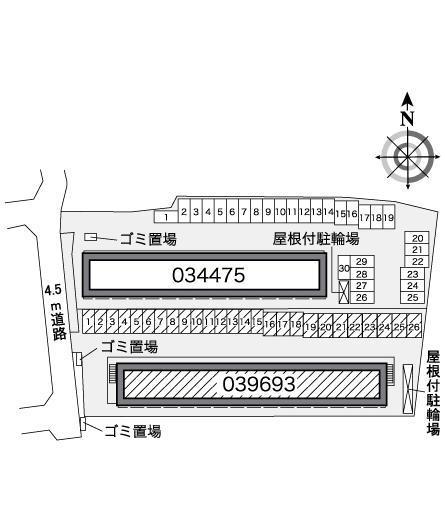 インペリアルⅢ(39693)の駐車配置図