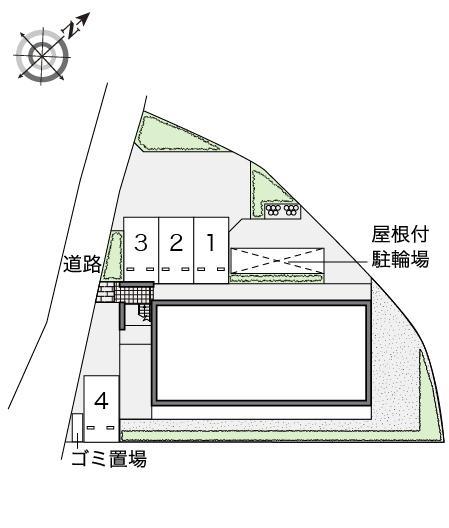 カルム大津(46058)の駐車配置図