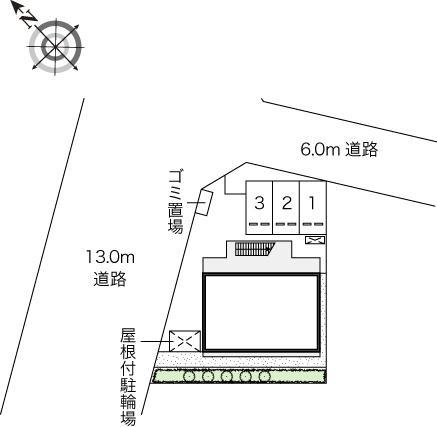 エターナルⅡ(43486)の駐車配置図
