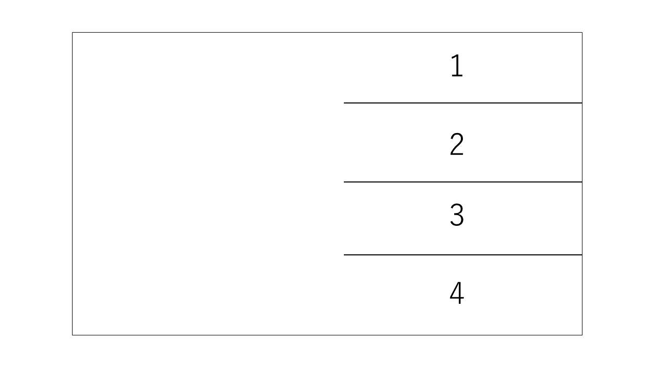 横割鳥居駐車場の駐車配置図