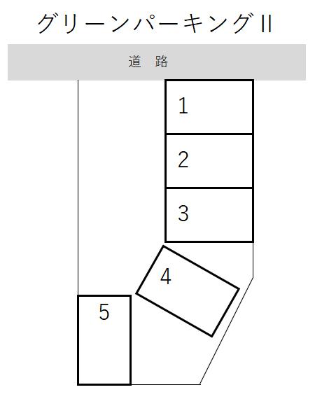 グリーンパーキングⅡの駐車配置図