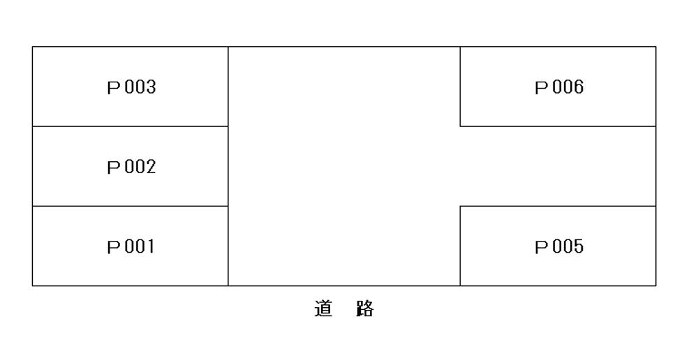 増泉４丁目Ｋパーキングの駐車配置図
