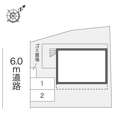 サンハイムⅢ(17242)の駐車配置図