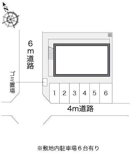 栄(12821)の駐車配置図