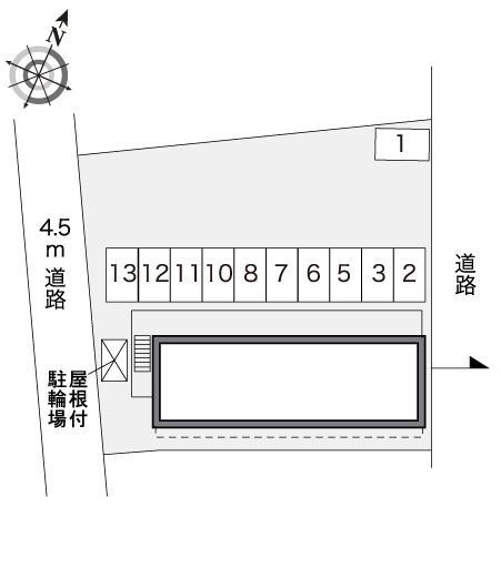 わに浜(32312)の駐車配置図