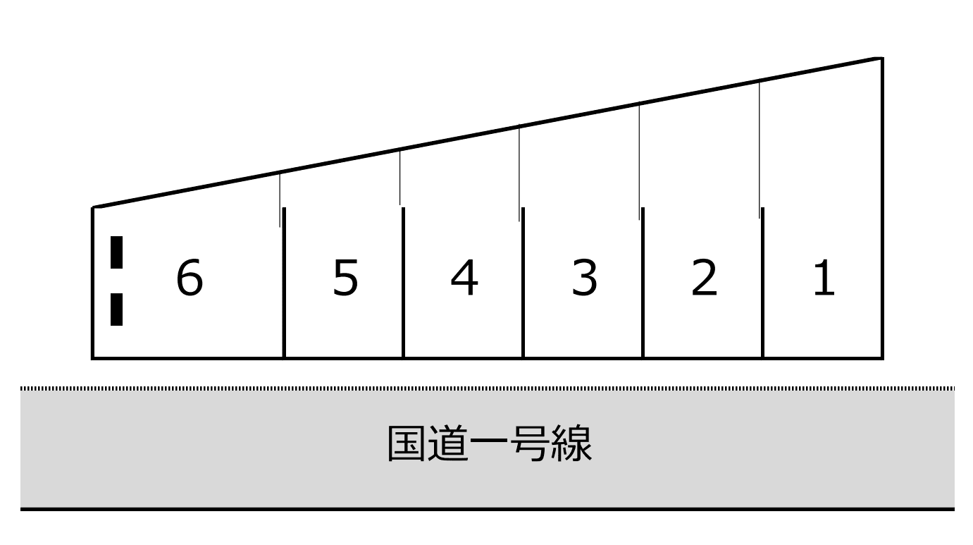 西門町駐車場の駐車配置図