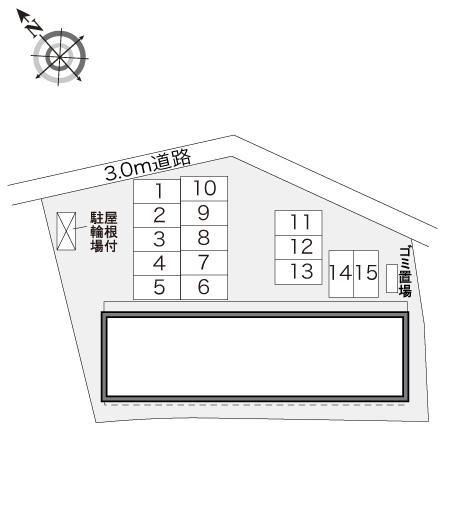 ＯＮＥ(22999)の駐車配置図