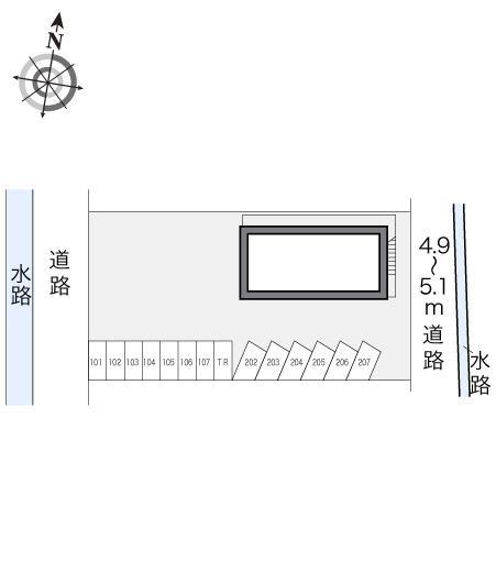 梵(13885)の駐車配置図
