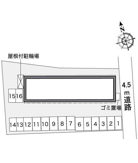 エルブラウンⅡ(39300)の駐車配置図