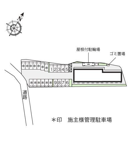 スカイ土山(21713)の駐車配置図