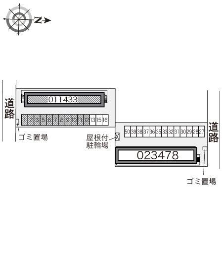 アルミック(11433)の駐車配置図