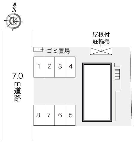 グローリア(27964)の駐車配置図