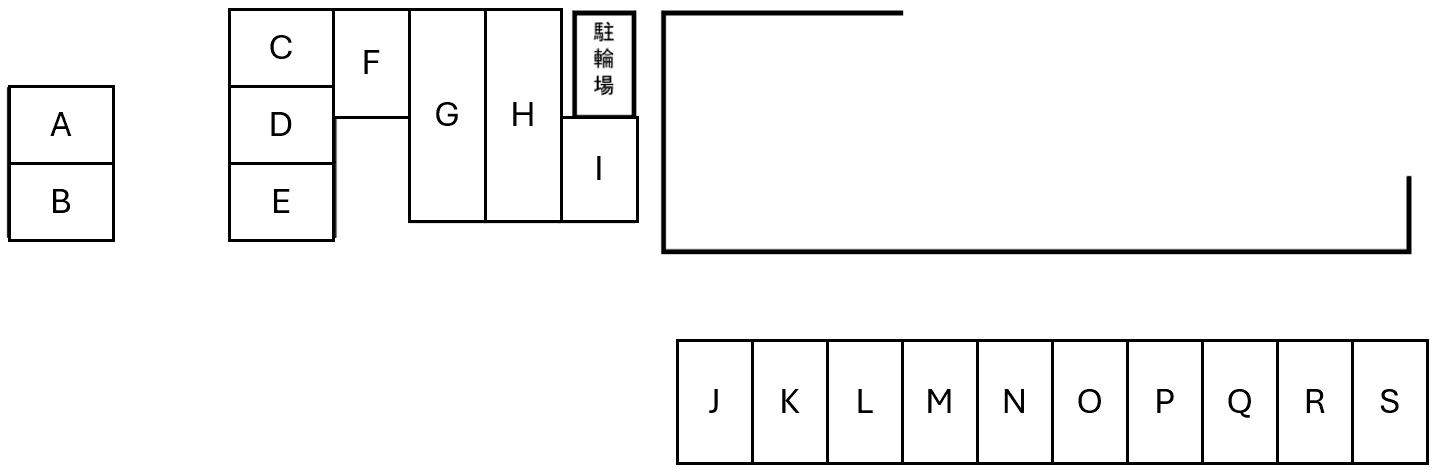 STグランデの駐車配置図
