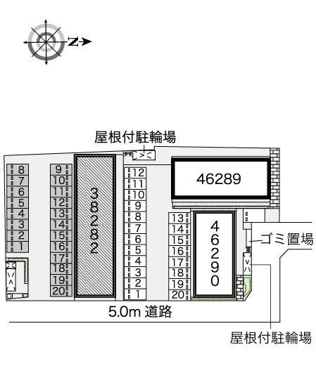 エスプワール(38282)の駐車配置図