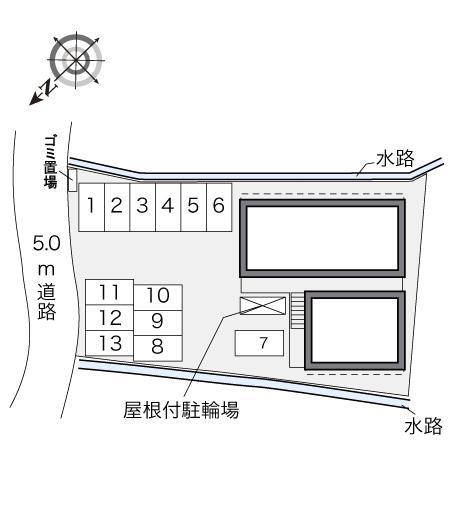 グラシューズＫ(31688)の駐車配置図