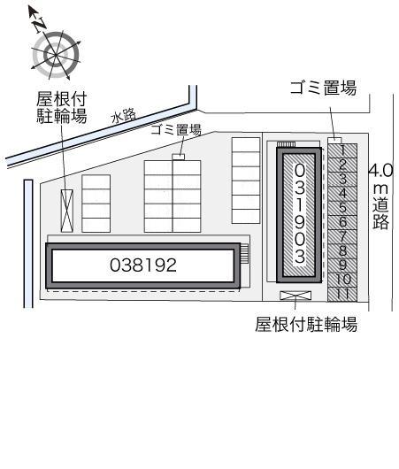 Ｔ＆ＨⅡ(31903)の駐車配置図