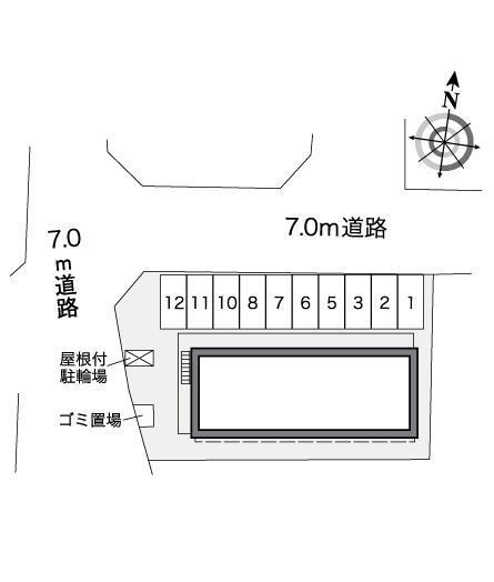 さつき荘(39135)の駐車配置図