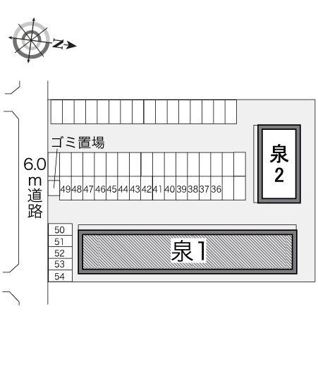 泉１(22314)の駐車配置図