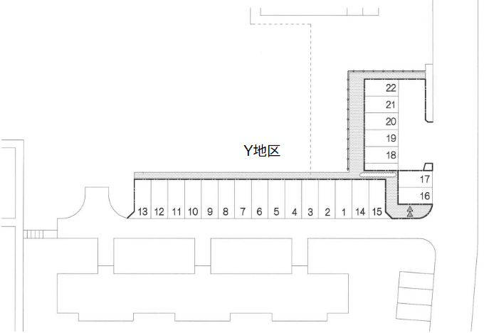 幸町_Ｙ地区の駐車配置図