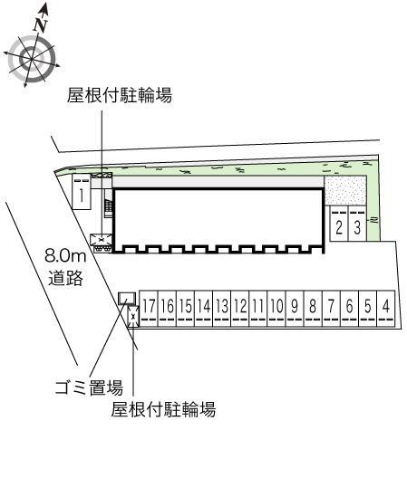 日新岩国(52251)の駐車配置図