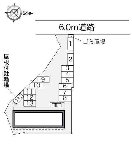 ＡＲＡＫＩⅡ(29010)の駐車配置図