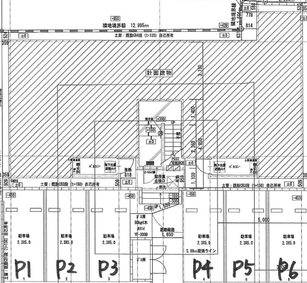 Delica久留米の駐車配置図