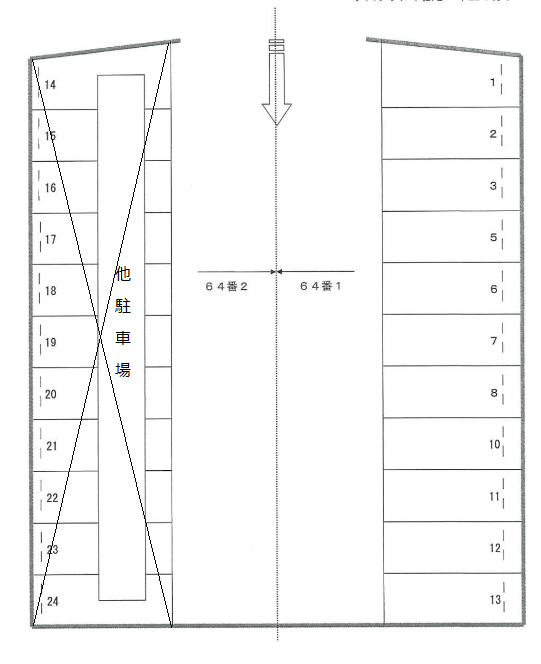 ２７４の駐車配置図