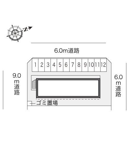 コースト・フィールズ(17015)の駐車配置図