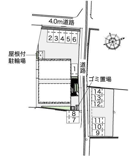 北原(42680)の駐車配置図