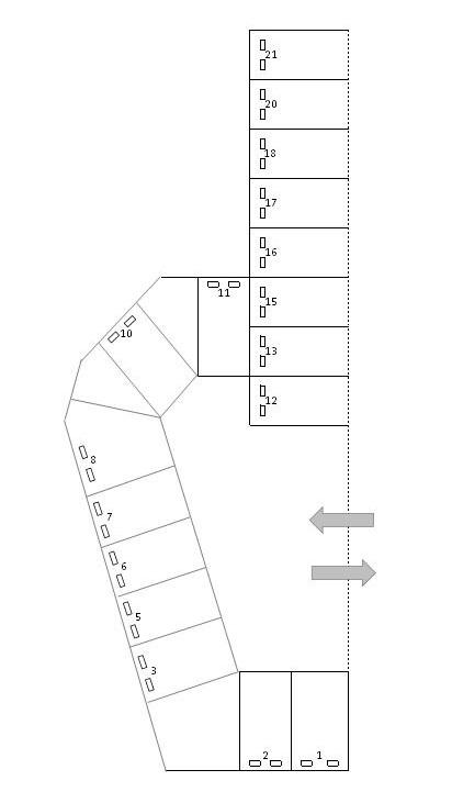 J-301の駐車配置図