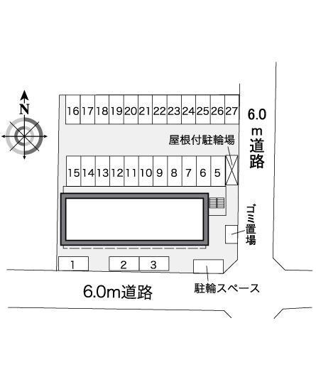 オリーブ４８(38805)の駐車配置図