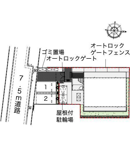 アルス中央(43541)の駐車配置図