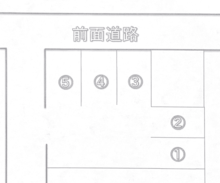池田ガレージの駐車配置図