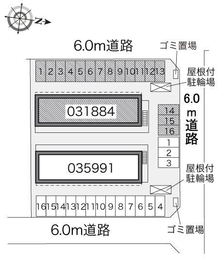 虹(31884)の駐車配置図