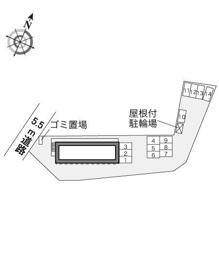 筑西西(34391)の駐車配置図