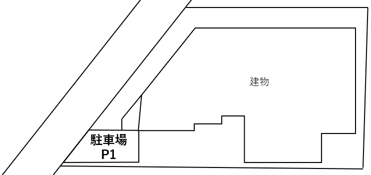 サンパレス鹿島田の駐車配置図