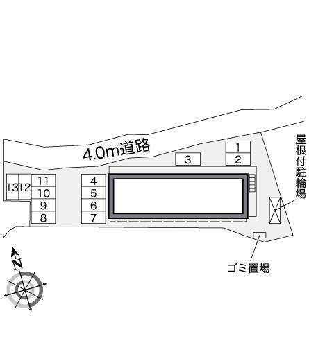 英(38587)の駐車配置図