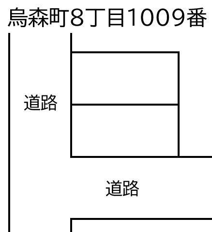 烏森町８丁目１００９番の駐車配置図
