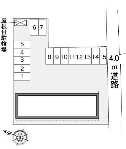 エバ３６Ｃ(30073)の駐車配置図