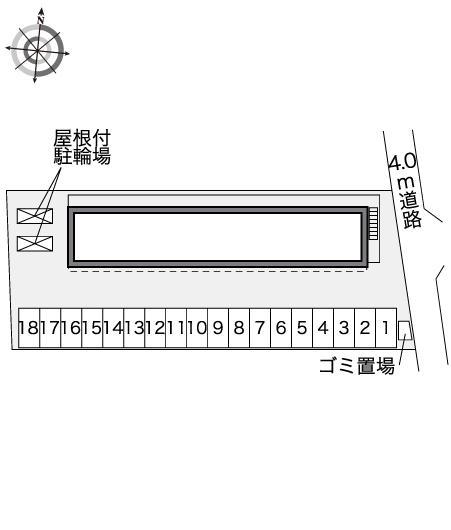 Ｆｉｎｅ(40598)の駐車配置図