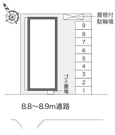 グレート芦田(21090)の駐車配置図