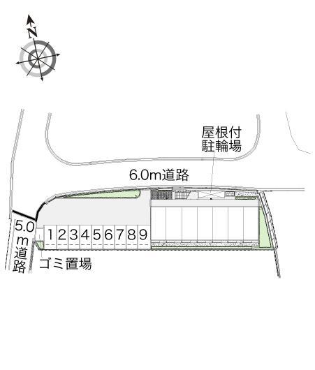 コンフォート光明池(40909)の駐車配置図