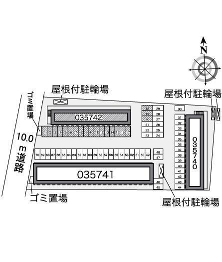 英俊Ｅ(35742)の駐車配置図