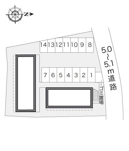 千代ヶ丸Ａ＆Ａ(17999)の駐車配置図