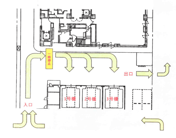 井門札幌ﾊﾟｰｸﾌﾛﾝﾄﾋﾞﾙ駐車場の駐車配置図