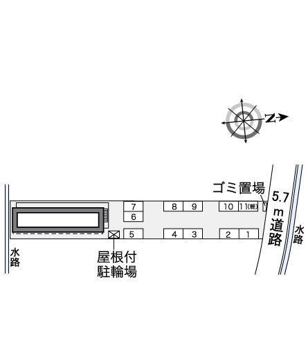 としのかみ(35497)の駐車配置図