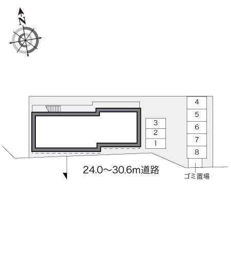 ＳｕｎＦｌｏｗｅｒ(18331)の駐車配置図