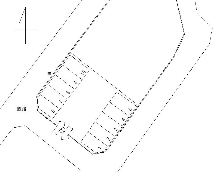 FKイザエモン駐車場の駐車配置図